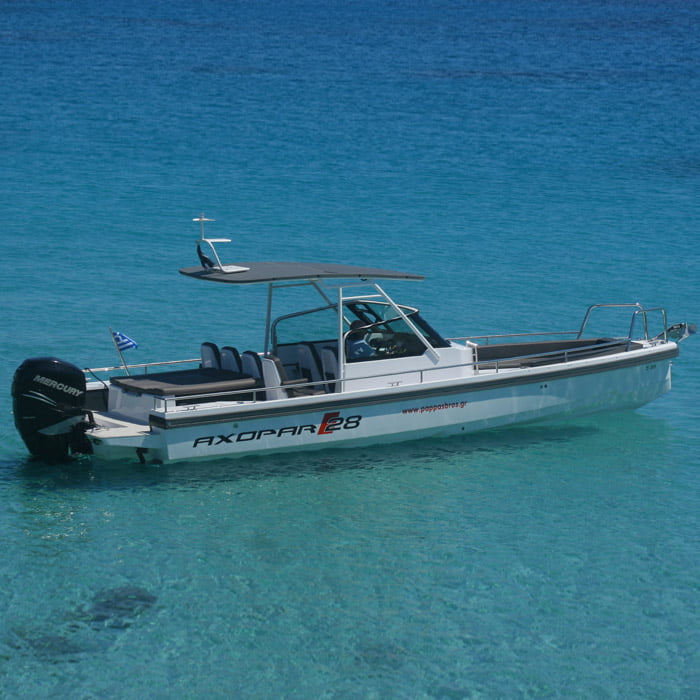 Yacht Mykonos Greece Axopar28 01
