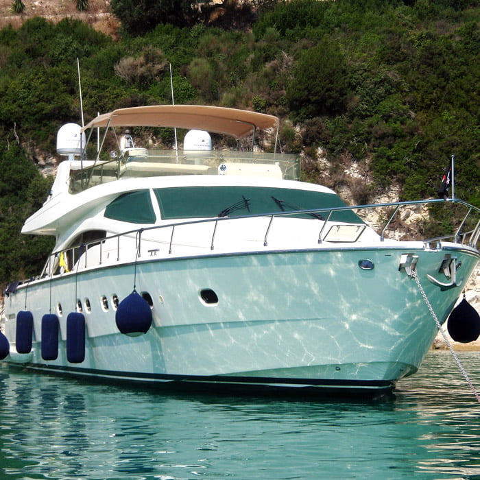 Yacht Mykonos Greece Ferretti68 01